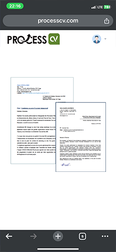 Capture d'écran Process CV 4