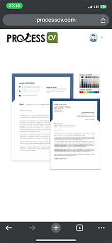 Capture d'écran Process CV 5